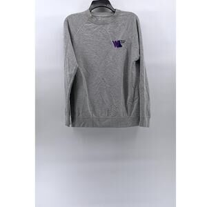 GOOGLE Women's Gray Crewneck Long Sleeve Women Labs Logo Sweatshirt SZ M